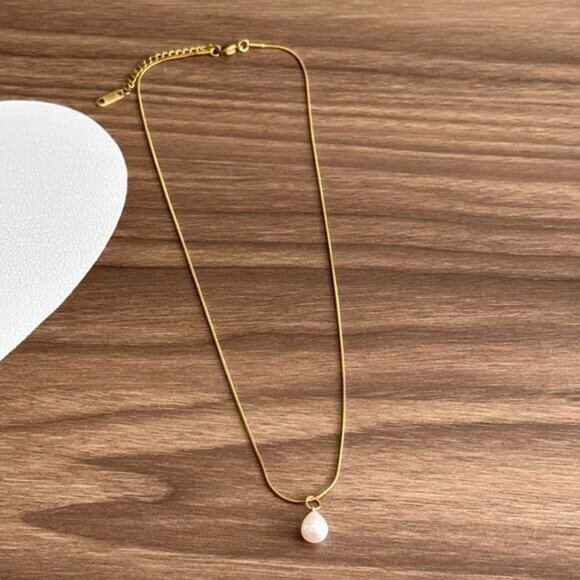 Pearl necklace Q164 - Picture 2 of 5